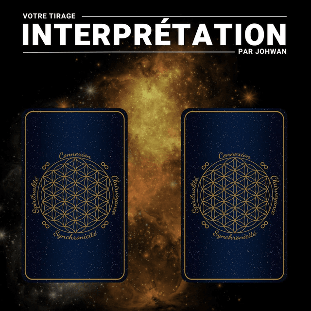 J&#039;interprète votre tirage à 2 cartes